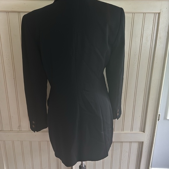 The J Peterman Company 100% Wool Classic Black Women's Blazer - Picture 6 of 14